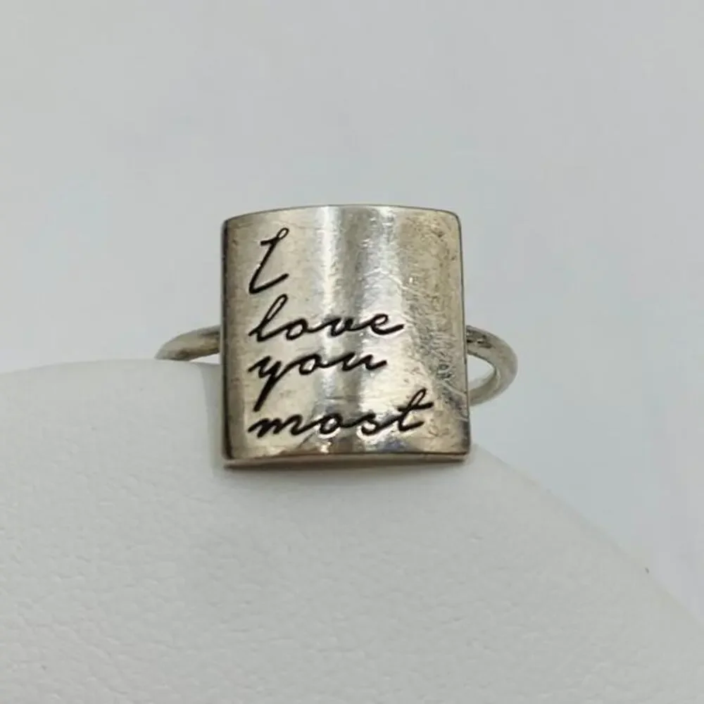I love you most ring‎